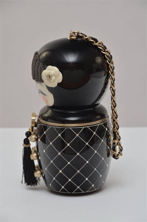 chanel china doll clutch|Chanel China Doll .